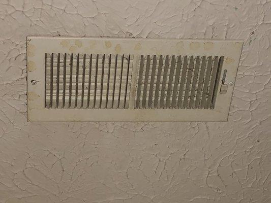 Never replaced the old vent with the new