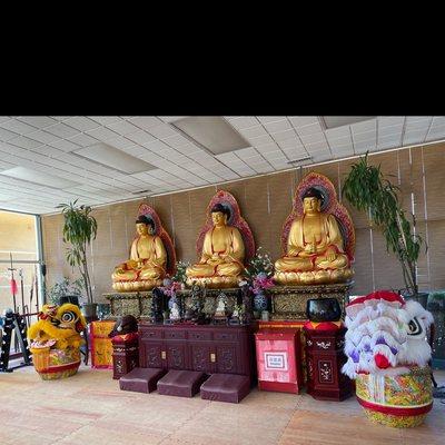 Lion Dances today. Beautiful Shaolin Temple.