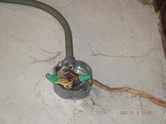 Open junction box exposed to possible human contact