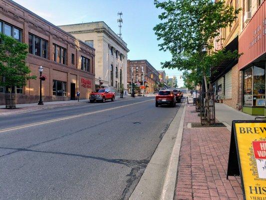 Looking North on Front St.