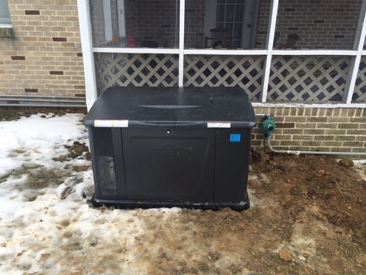 This is a 20 KW whole house generator installed.