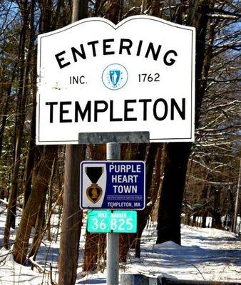 Entering Templeton from Gardner.