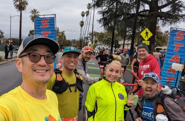 Start line near the US Post Office