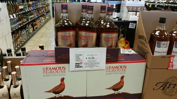 Be a famous grouse.