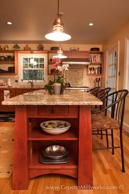 Modern kitchen design with all the details.