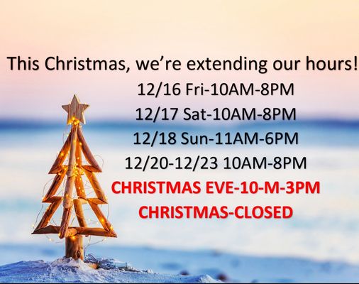 Check out our extending hours and our Christmas deals on our website @ www.elegantbrowsbynilam.com