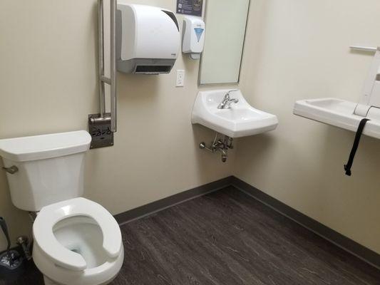 Public restroom off Patient Waiting area