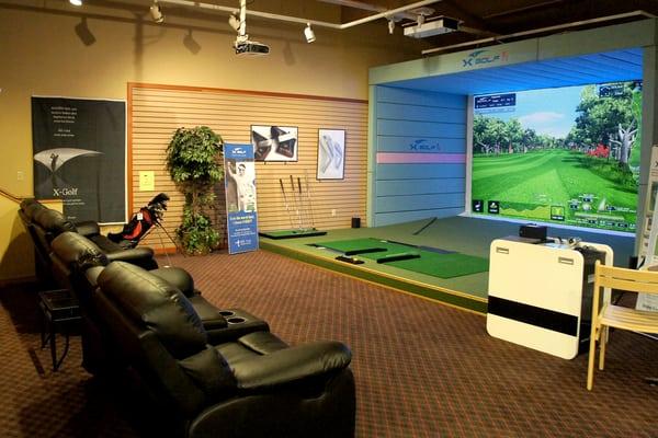 The most realistic golf simulator in the world: X Golf simulator