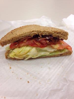 BLT on wheat