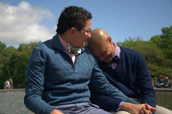 Engagement photo session on the High Line