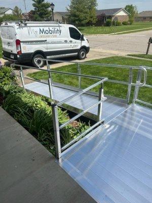 My Mobility specializes in home access.  Aluminum ramps are just one of the many ways we can make your home more accessible.