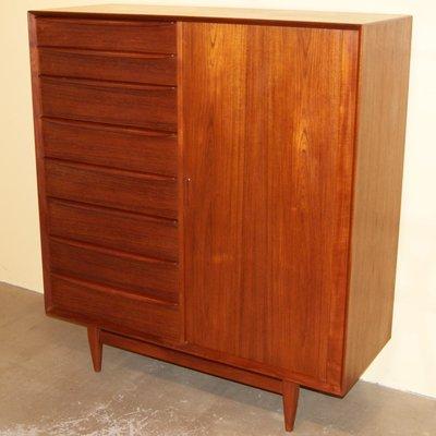 Falster Danish Tall Teak Dresser