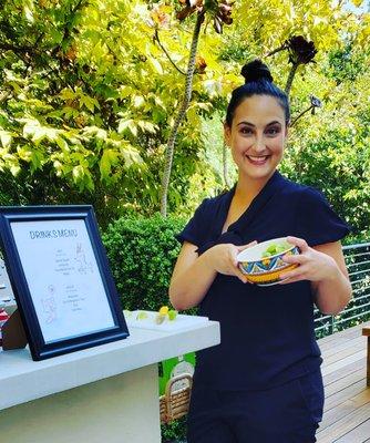 Every birthday party should have a bartender. This event had specialty mocktails for the kids and amazing Margaritas for the adults!