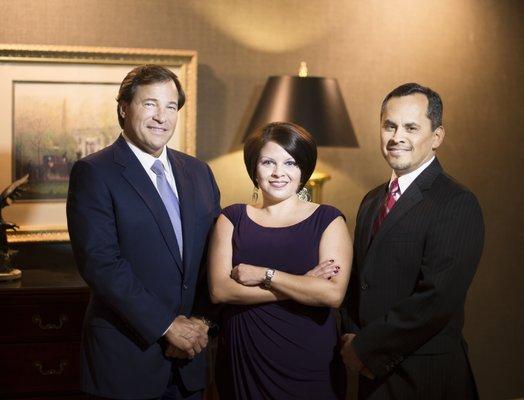 From left to right: Jeff Ray, Marisa Ybarra and Dan Hernandez.