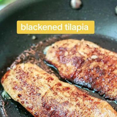 Blackened tilapia