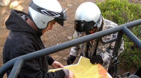 When renting ATV's from All Terrain Rentals, it's important to where your helmet when trail riding in Southern Utah.