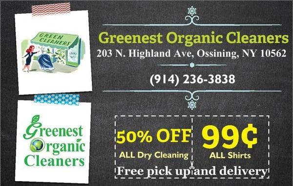 Greenest Specials!