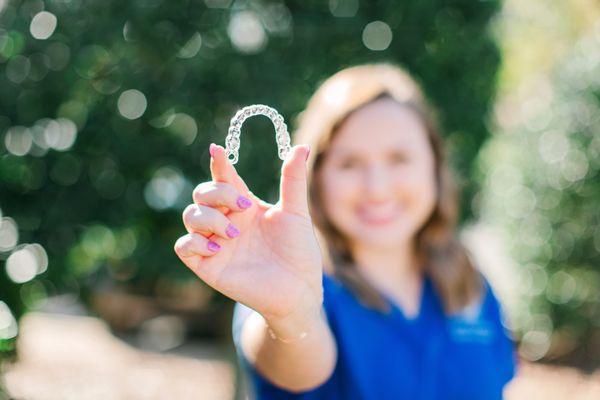 Teeth whitening with clear aligners in Opelika, Al