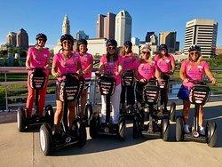 A unique way to celebrate a friend's birthday!  Take a Segway Tour!