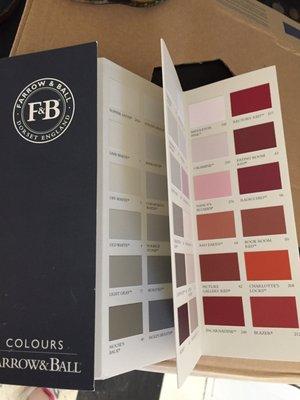 Unique Farrow & Ball paint options