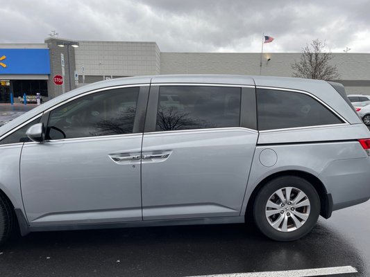 Minivan window tints