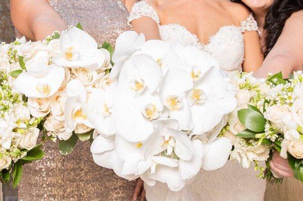 Orchid bridal bouquet