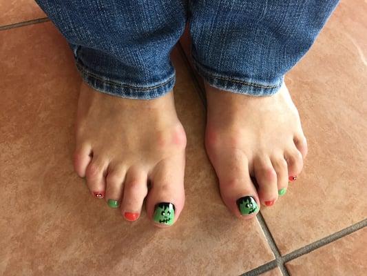 Fun pedicure!!!