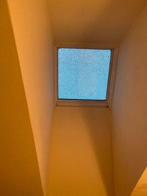 Skylight with sun screen