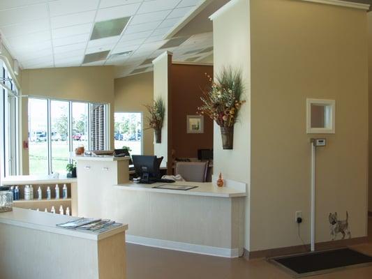 Reception area