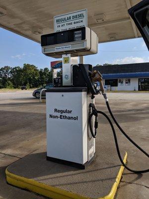 Ethanol-free gas - have to pay inside