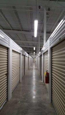 This is one of 6 hallways in our facility full of units of various sizes.