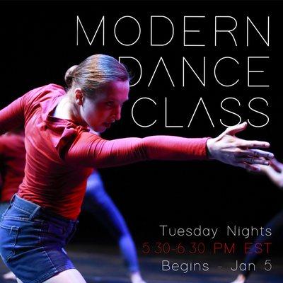 Modern Dance Class taught by Megan Kudla! Enrolling Now!