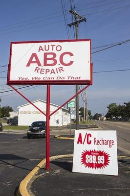 ABC Auto Repair in Flint, Michigan.