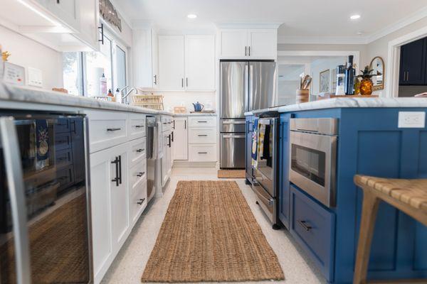 Fully renovated kitchen done by Sunset Builders & Maintenance.