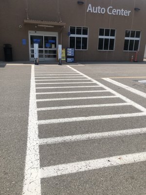 First time here- Very clean and accessible entrance on left side of store