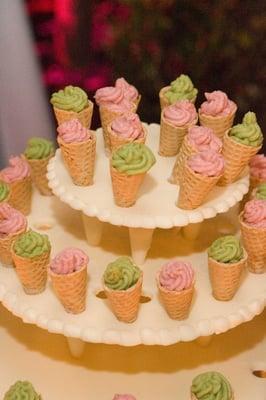 sorbet cones at Marie Antoinette LA Premiere after-party