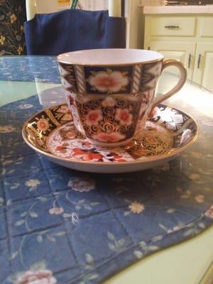 English Amari Tea Cup & Saucer