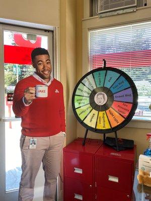 Spin the wheel with Jake from State Farm