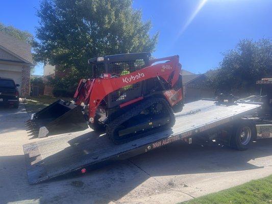 Another delivery of the brand new Kubota track loader!