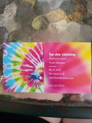 Tye Dye Cleaning Service