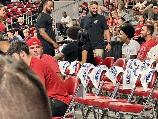 New Cardinal Chuckie Hepburn in attendance for TBT