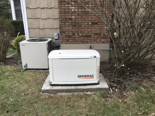 Whole house generator install