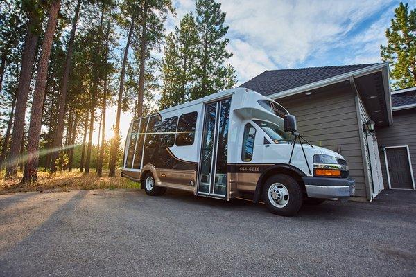 We offer transportation to medical appointments via our wheelchair accessible shuttle van.