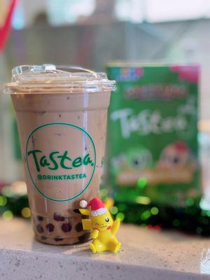 Vietnamese Iced Coffee with their holiday boba pearls IG: @ammysalamii