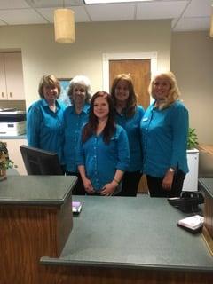 Our amazing front desk staff!