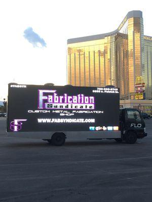 Got our name on the FLO Advertising truck. 
#fabricationsyndicate #fabsyn #fabsyndicate #customfabrication #metalfabrication #fs