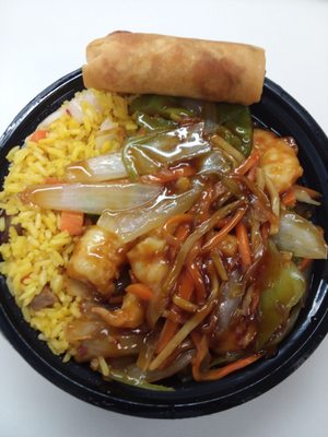 Hot and Spicy Shrimp lunch special