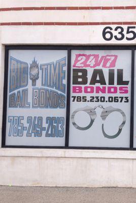 Big Time Bail Bonds is conveniently located across the street from the Shawnee County District Courthouse and minutes away from the jail.