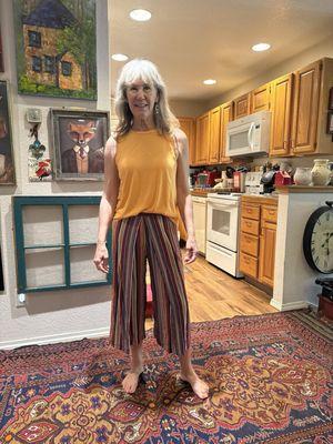 These colorful, comfy culottes were only $3!