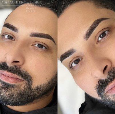 Men's brow game on point.